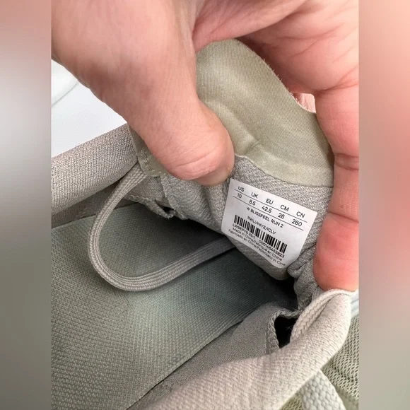 Lululemon Blissfell 2 Running Shoes Khaki Neon Womens Size 10 - Picture 7 of 7